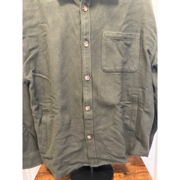 Men’s Goodfellow & Co Cotton Shirt Jacket – Woody Green – Size L – NWT - Picture 4 of 8